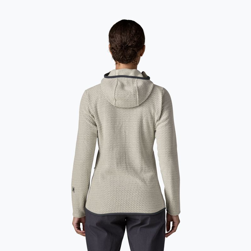 Női polár pulóver Patagonia R1 Air Full-Zip Hoody birch white 2