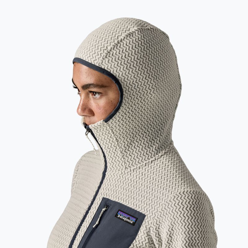 Női polár pulóver Patagonia R1 Air Full-Zip Hoody birch white 4