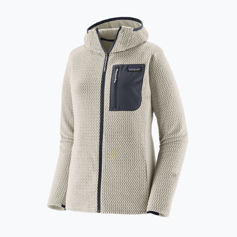Női polár pulóver Patagonia R1 Air Full-Zip Hoody birch white 5