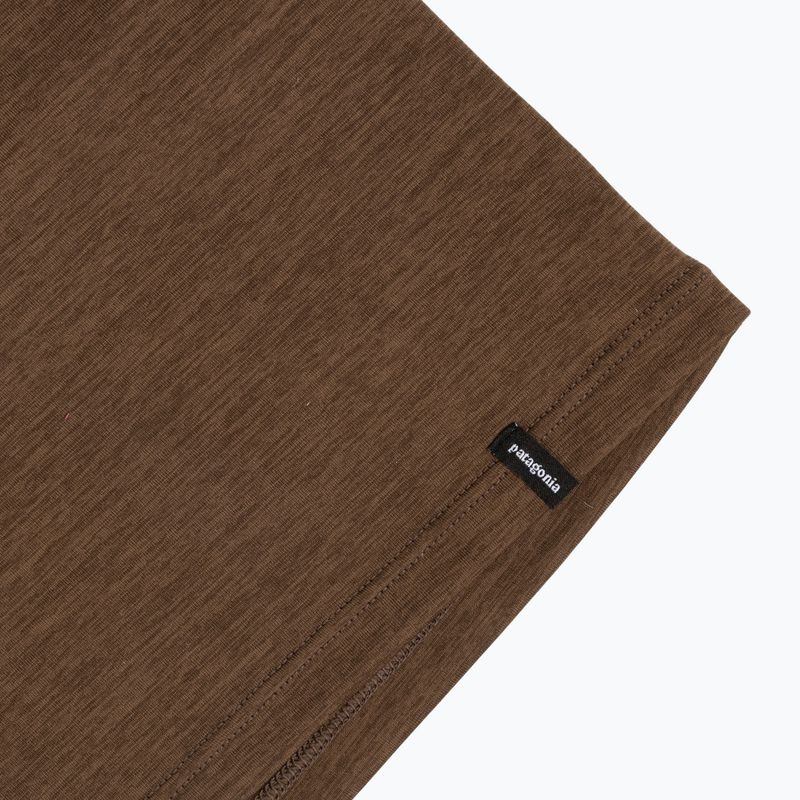 Férfi hosszú ujjú póló Patagonia Cap Cool Daily Boardshort Logo LS berm brown - light berm brown x-dye 5