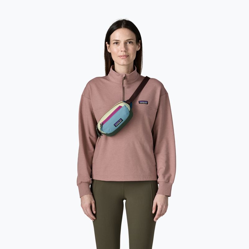Övtáska Patagonia Terravia Mini Hip patchwork: snowmelt blue 3