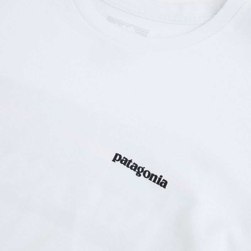 Férfi hosszú ujjú póló Patagonia P-6 Logo Responsibili fiber white 3