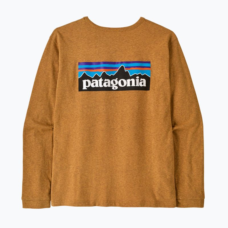 Női hosszú ujjú póló Patagonia P-6 Logo Responsibili-Tee LS dried mango 2