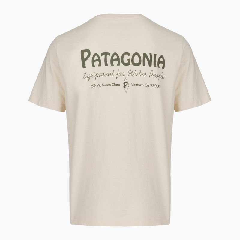 Férfi póló Patagonia Water People Banner T-Shirt undyed natural 2