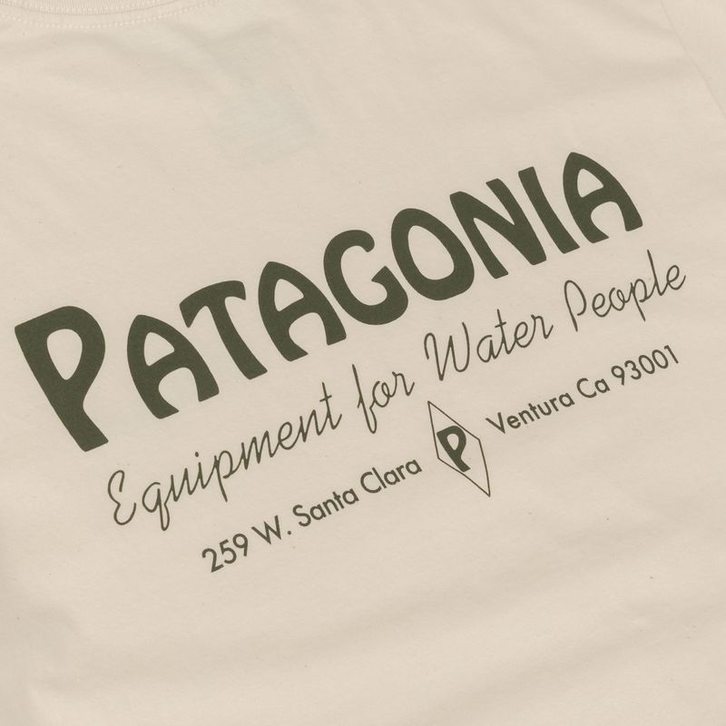 Férfi póló Patagonia Water People Banner T-Shirt undyed natural 4