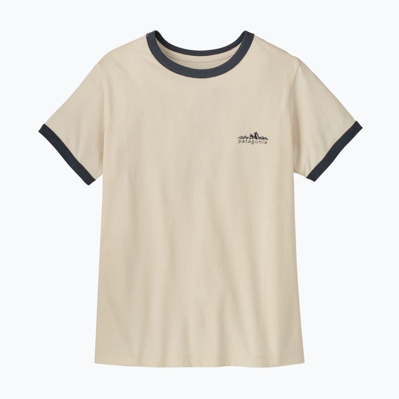 Női póló Patagonia Fitz Roy Foothills Ringer Tee undyed natural