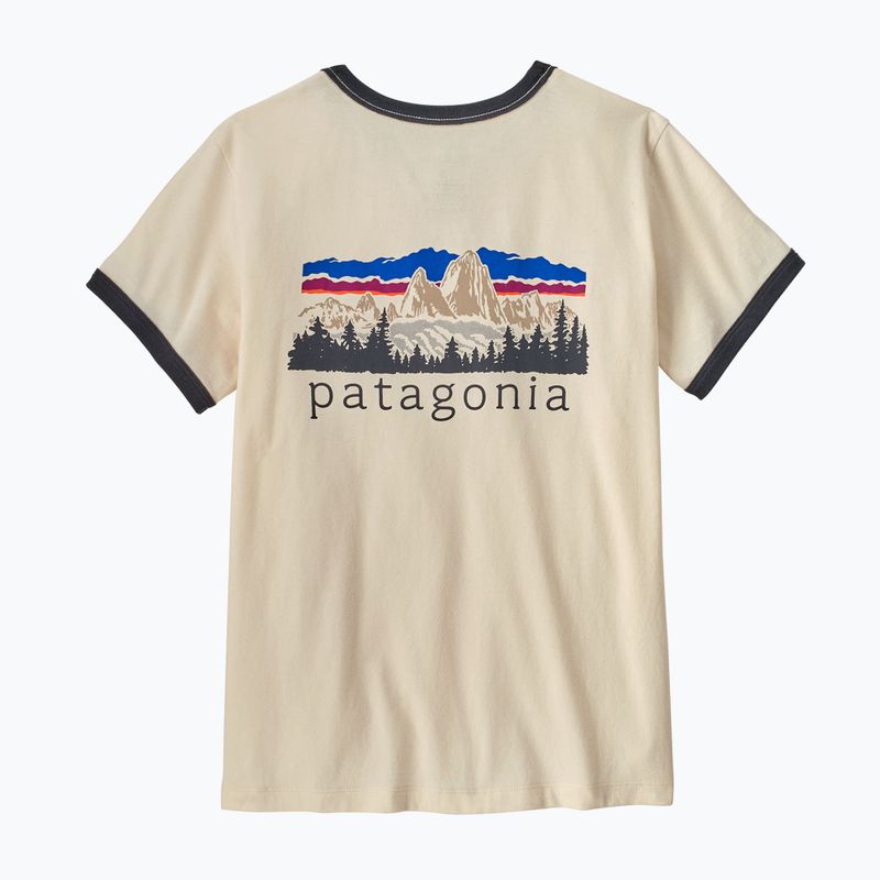 Női póló Patagonia Fitz Roy Foothills Ringer Tee undyed natural 2