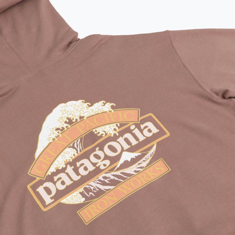 Női túra pulóver Patagonia Great Waves Daily Hoody moonrise taupe 3