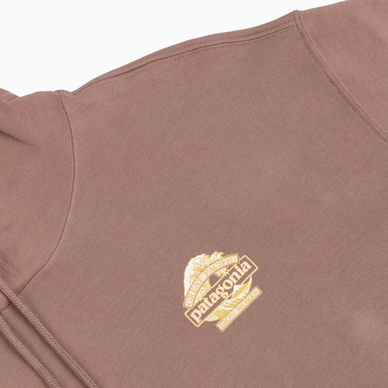 Női túra pulóver Patagonia Great Waves Daily Hoody moonrise taupe 4
