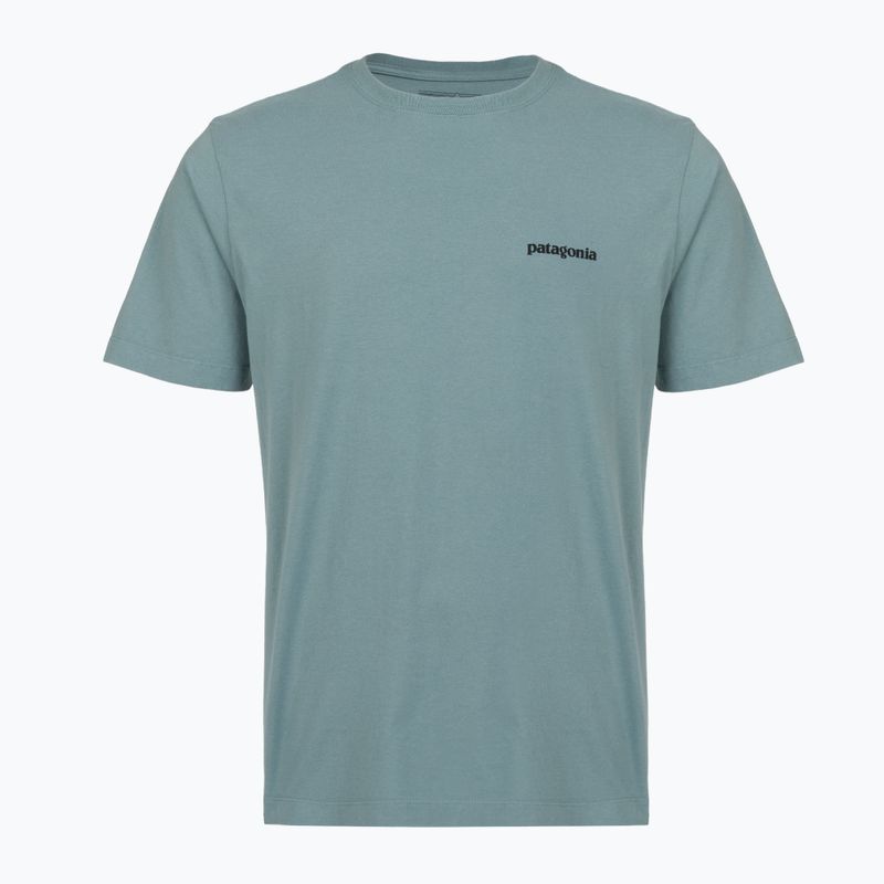 Férfi póló Patagonia P-6 Logo blue sage