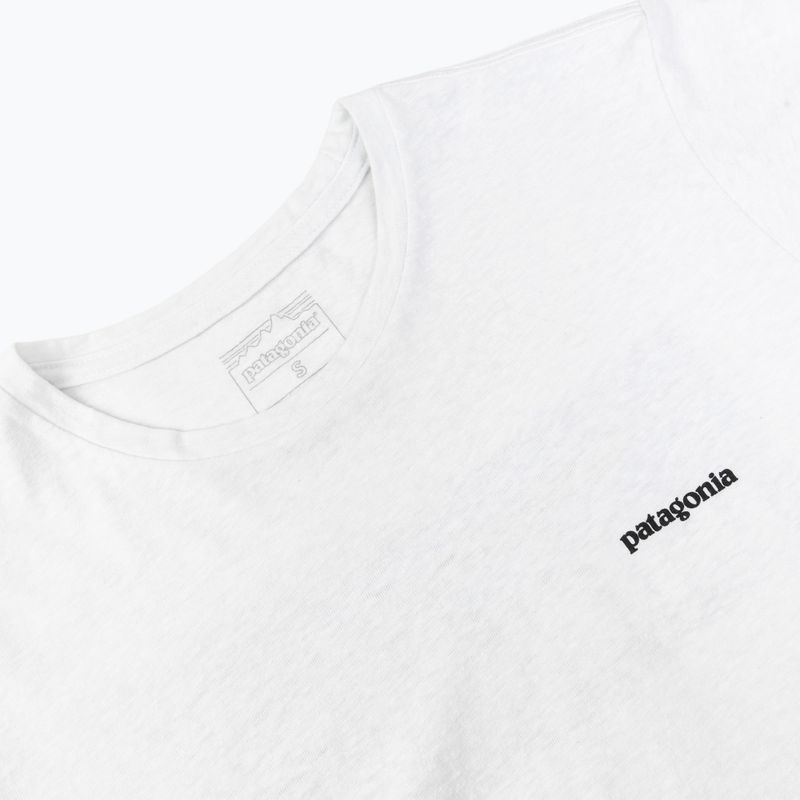 Női póló Patagonia P-6 Logo Responsibili-Tee fiber white 3