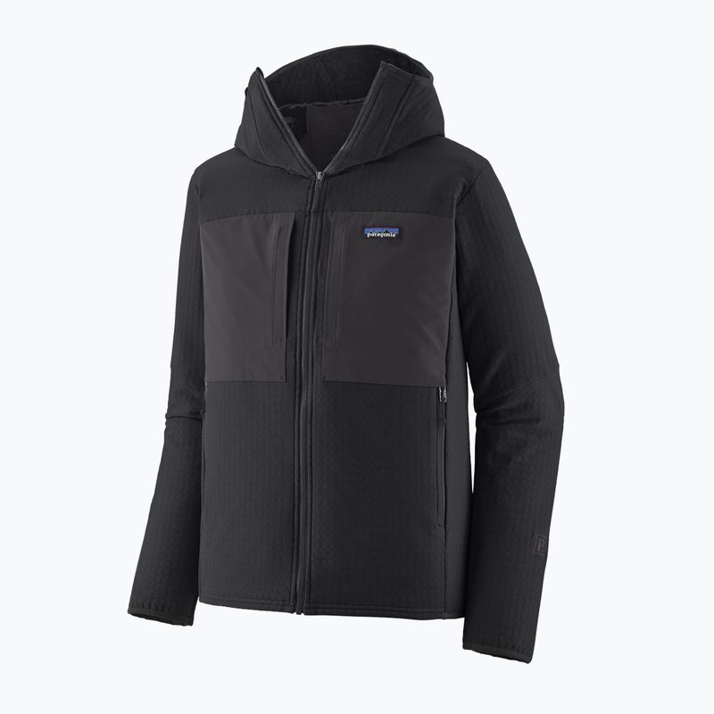 Férfi trekking pulóver Patagonia R2 TechFace Hoody black 2