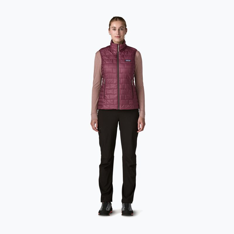 Női ujjatlan Patagonia Nano Puff berry fig 2