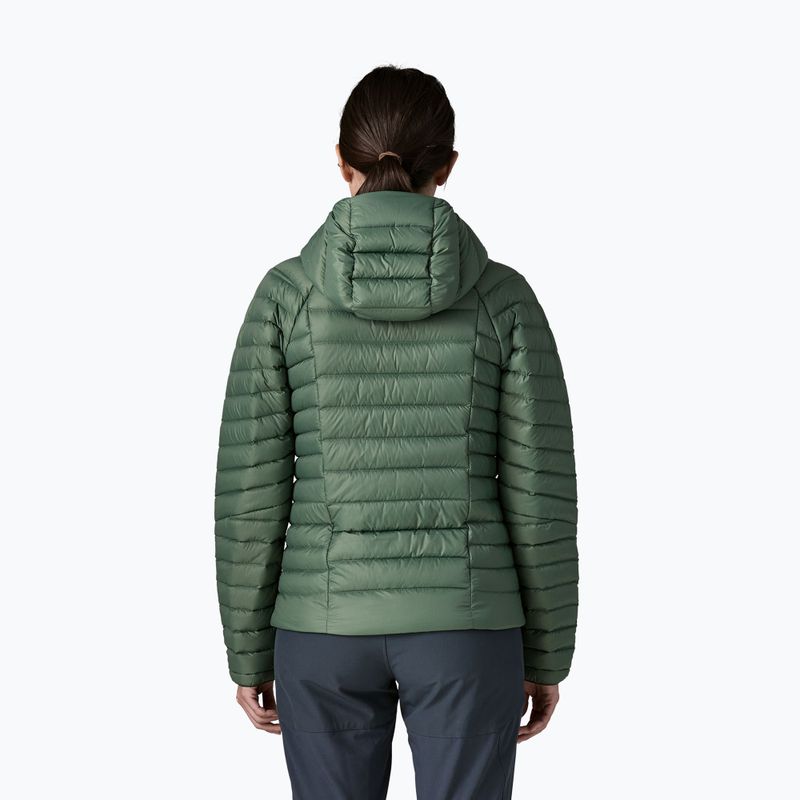 Női pehelykabát Patagonia Down Sweater Hoody canopy green 3