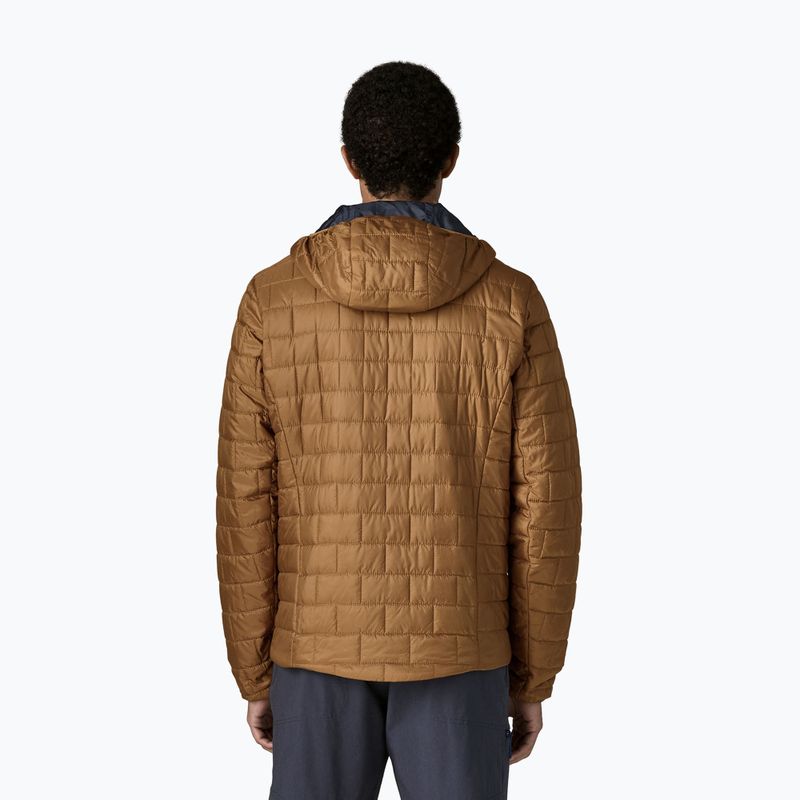 Férfi bélelt kabát Patagonia Nano Puff Hoody deer brown 2
