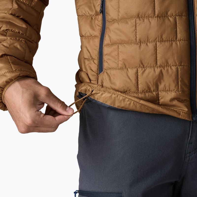 Férfi bélelt kabát Patagonia Nano Puff Hoody deer brown 8