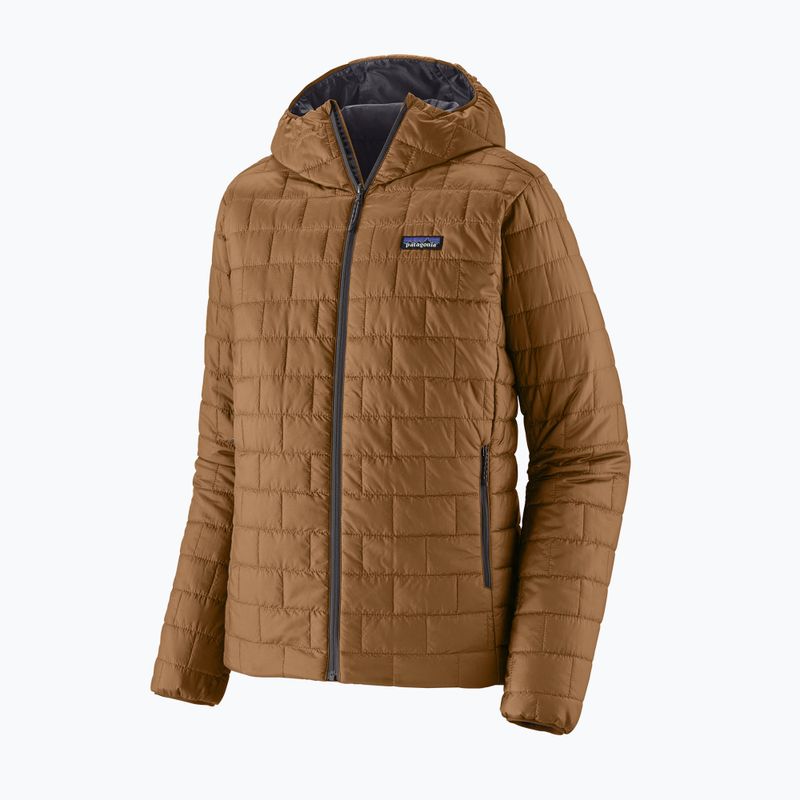 Férfi bélelt kabát Patagonia Nano Puff Hoody deer brown 10