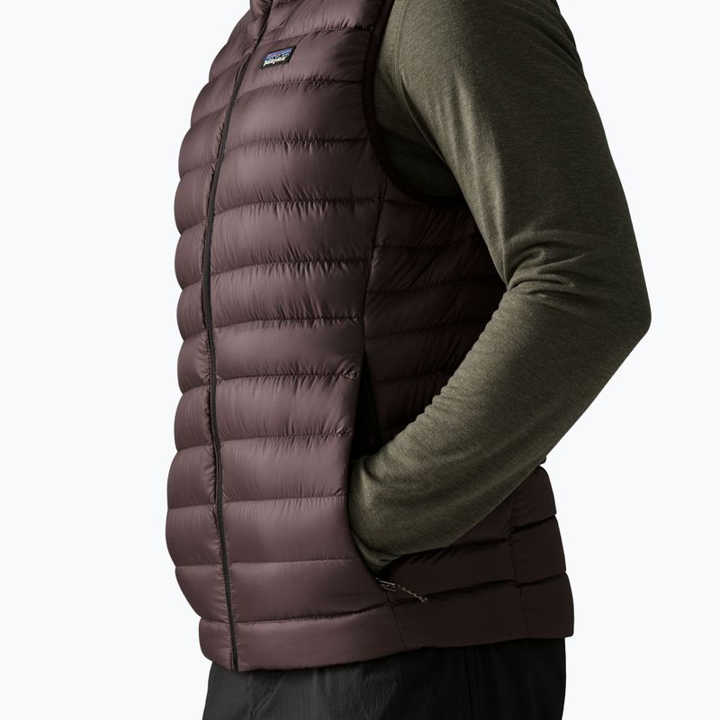 Férfi ujjatlan Patagonia Down Sweater den brown 3