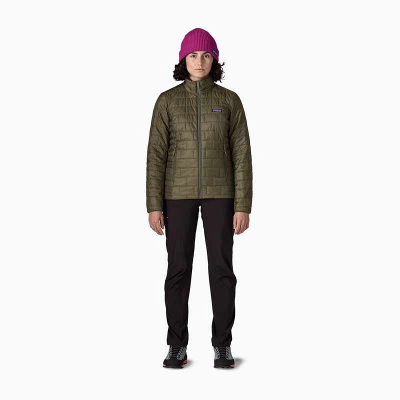 Női bélelt kabát Patagonia Nano Puff basin green 2