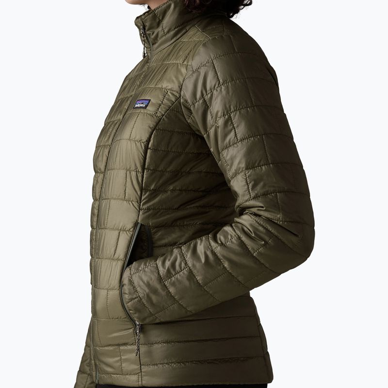 Női bélelt kabát Patagonia Nano Puff basin green 6