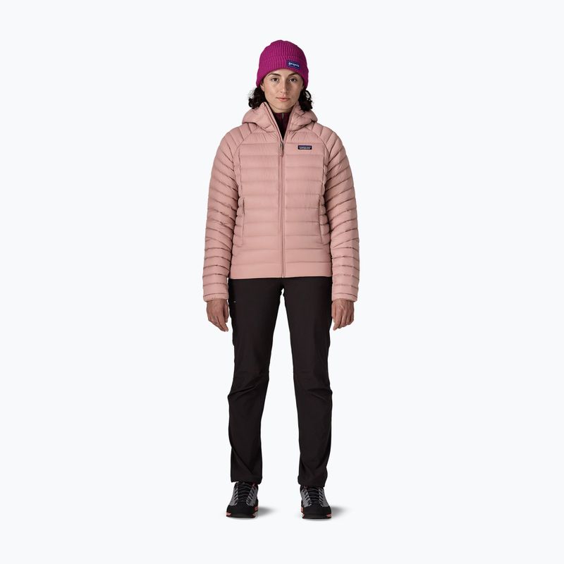 Női pehelykabát Patagonia Down Sweater Hoody moonrise taupe 2