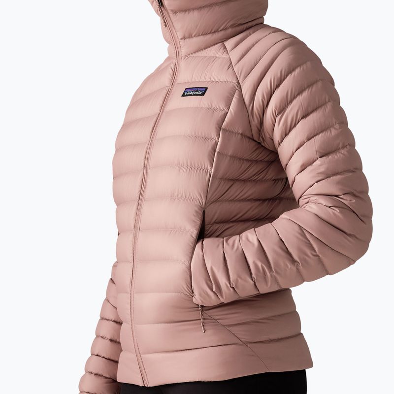 Női pehelykabát Patagonia Down Sweater Hoody moonrise taupe 5