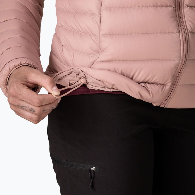Női pehelykabát Patagonia Down Sweater Hoody moonrise taupe 8