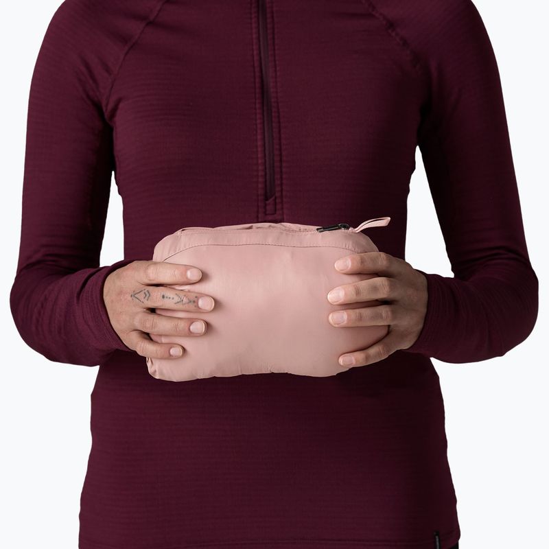 Női pehelykabát Patagonia Down Sweater Hoody moonrise taupe 10