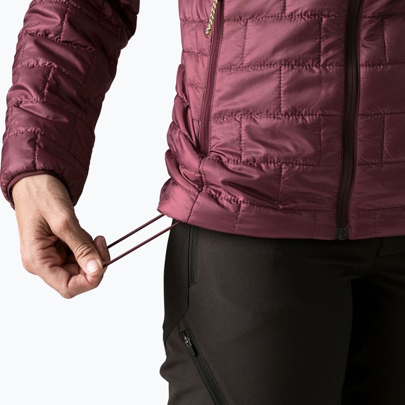 Női bélelt kabát Patagonia Nano Puff Hoody berry fig 6