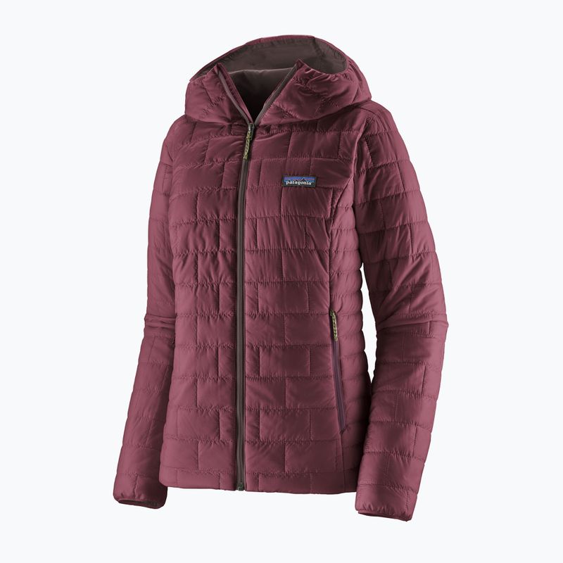 Női bélelt kabát Patagonia Nano Puff Hoody berry fig 9