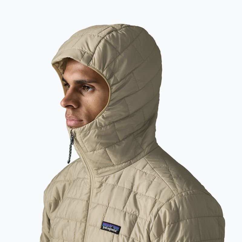 Férfi bélelt kabát Patagonia Nano Puff Hoody weathered stone 4