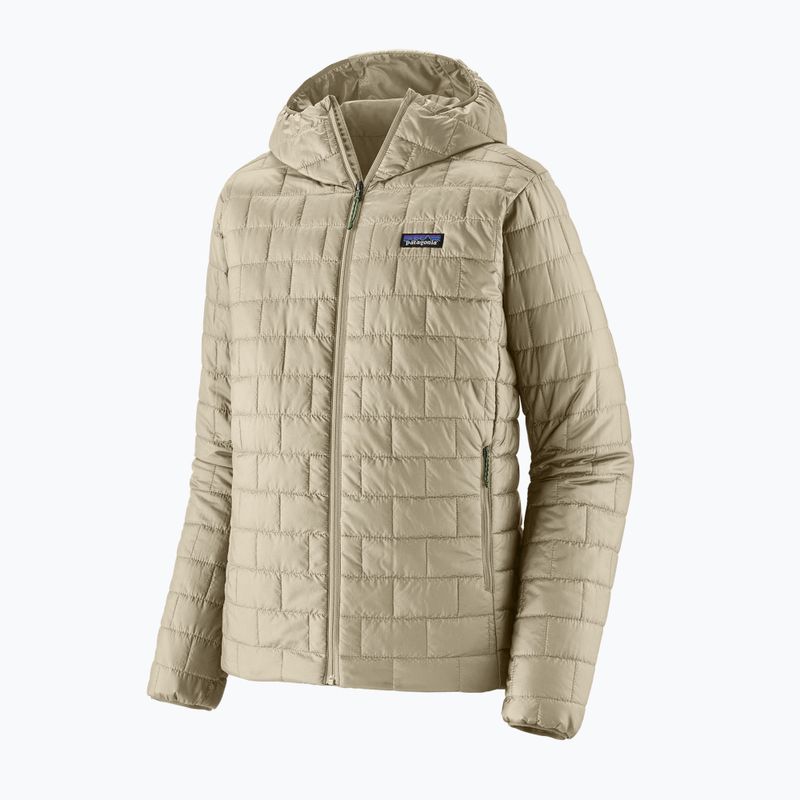 Férfi bélelt kabát Patagonia Nano Puff Hoody weathered stone 10
