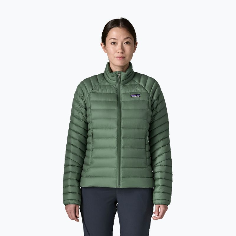 Női pehelykabát Patagonia Down Sweater canopy green