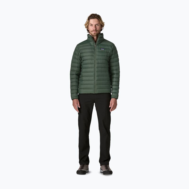 Férfi pehelykabát Patagonia Down Sweater treeline green 2