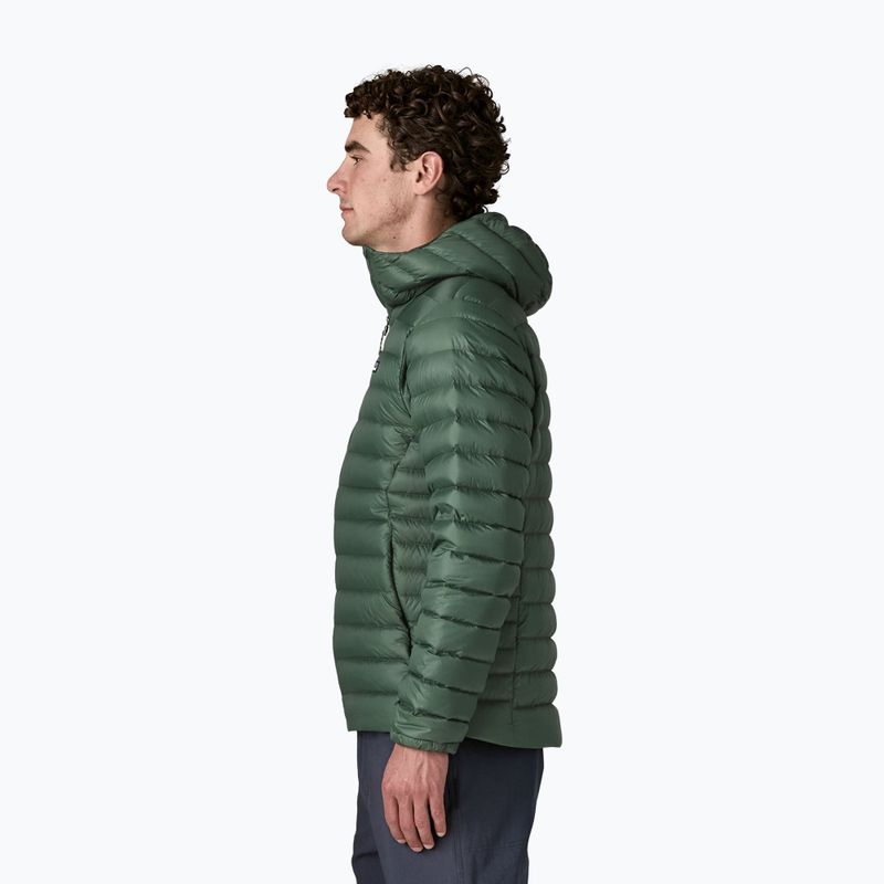 Férfi pehelykabát Patagonia Down Sweater Hoody treeline green 3