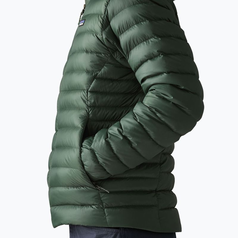 Férfi pehelykabát Patagonia Down Sweater Hoody treeline green 6