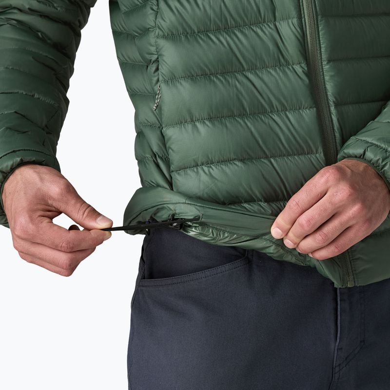Férfi pehelykabát Patagonia Down Sweater Hoody treeline green 7