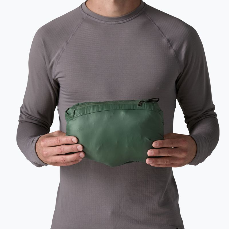 Férfi pehelykabát Patagonia Down Sweater Hoody treeline green 9