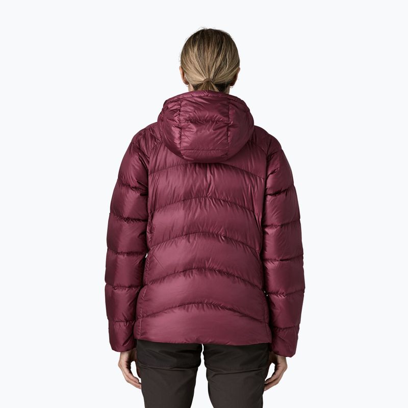 Női pehelykabát Patagonia Durable Down Hoody berry fig 2