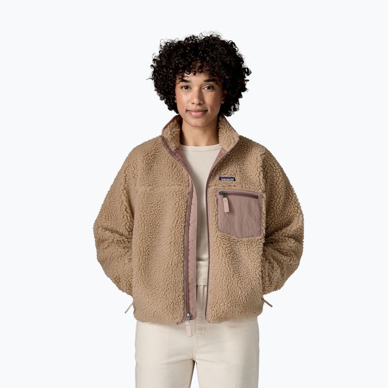 Női széldzseki Patagonia Classic Retro-X oar tan