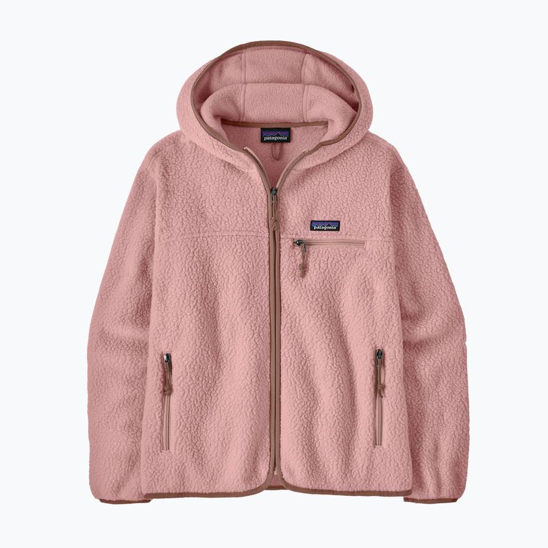 Női polár pulóver Patagonia Retro Pile Hoody fuzzy mauve 2