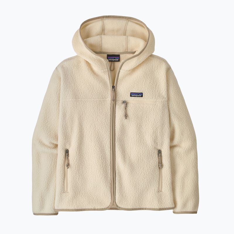 Női polár pulóver Patagonia Retro Pile Hoody natural