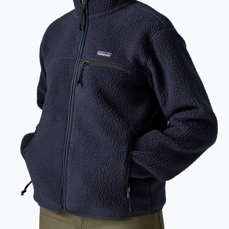Női polár pulóver Patagonia Retro Pile Hoody sunken blue 5