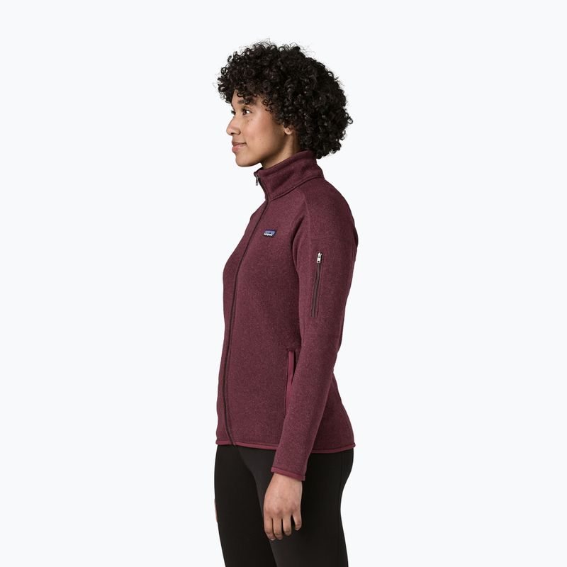 Női túra pulóver Patagonia Better Sweater berry fig 3
