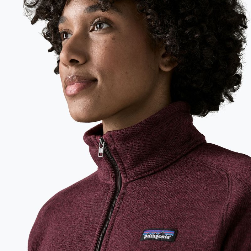 Női túra pulóver Patagonia Better Sweater berry fig 6
