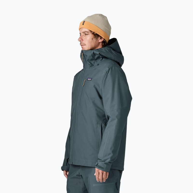 Férfi síkabát Patagonia Insulated Powder Town summit blue 3