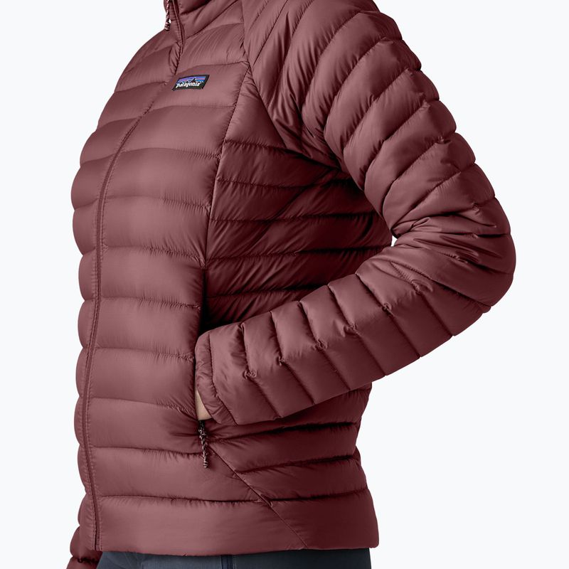 Női pehelykabát Patagonia Down Sweater dark ruby 5
