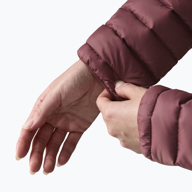 Női pehelykabát Patagonia Down Sweater Hoody dark ruby 8