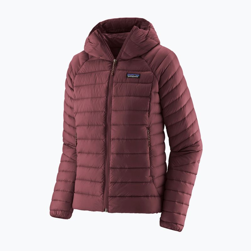 Női pehelykabát Patagonia Down Sweater Hoody dark ruby 11