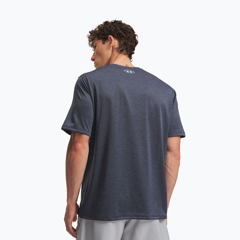 Férfi edző póló Under Armour Tech Vent midnight navy/white 2